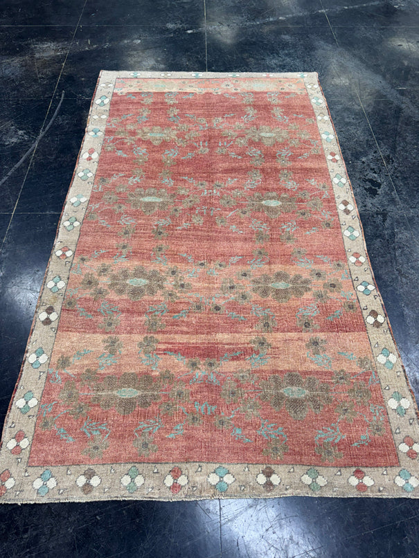 Turkish Vintage Rug 4'6" x 7'10" #24790