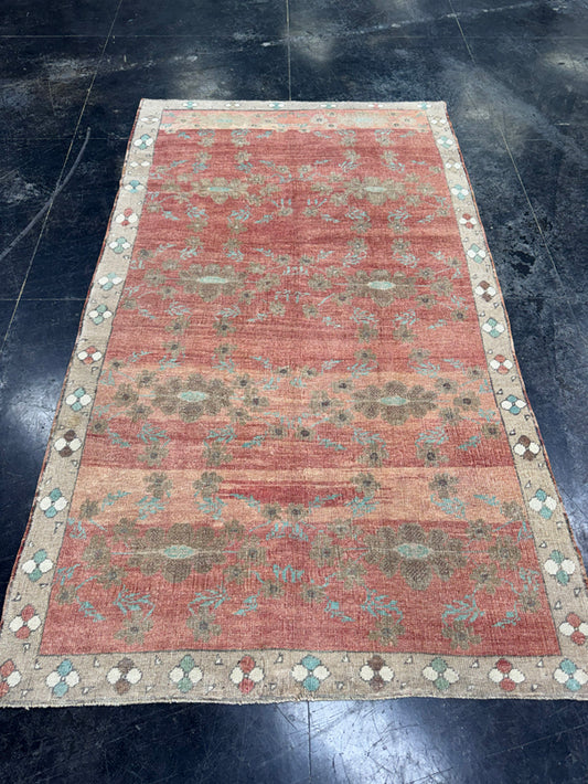 Turkish Vintage Rug 4'6" x 7'10" #24790