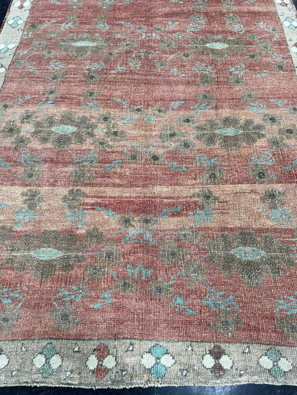 Turkish Vintage Rug 4'6" x 7'10" #24790
