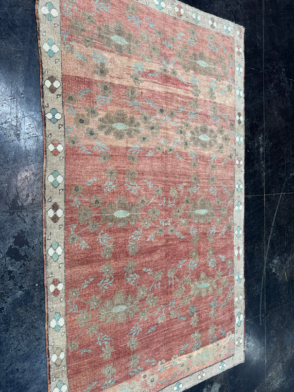 Turkish Vintage Rug 4'6" x 7'10" #24790