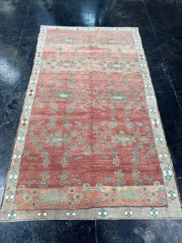 Turkish Vintage Rug 4'6" x 7'10" #24790