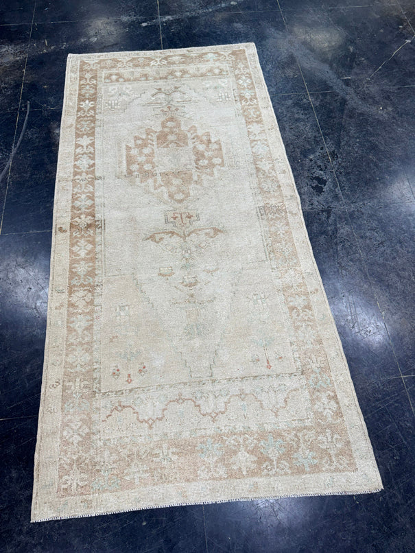 Turkish Vintage Rug 4'3" x 9' #24788