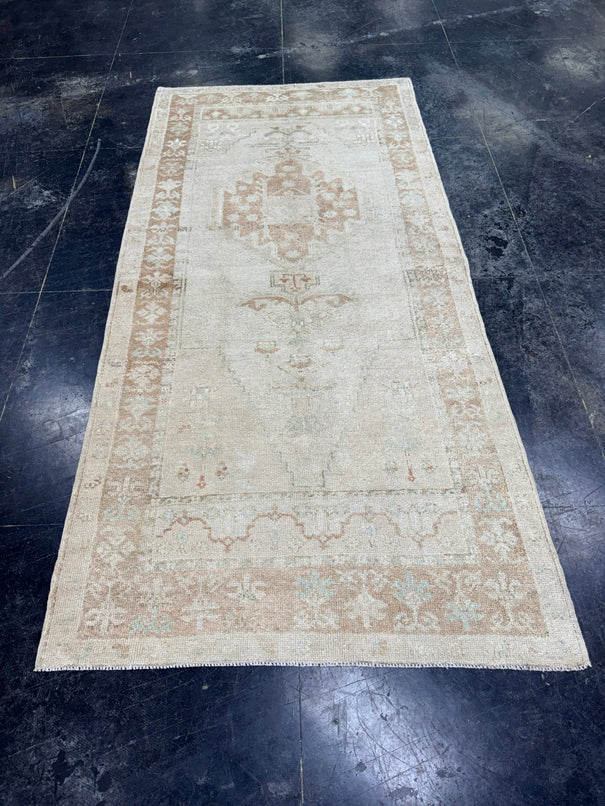 Turkish Vintage Rug 4'3" x 9' #24788