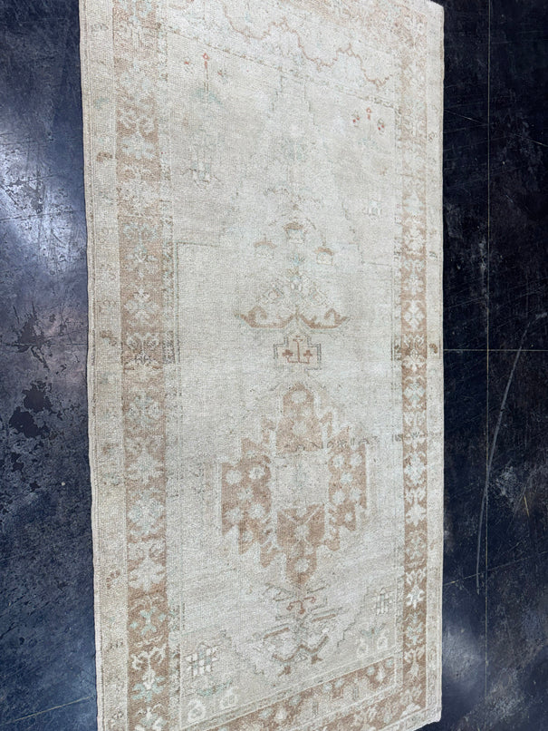 Turkish Vintage Rug 4'3" x 9' #24788