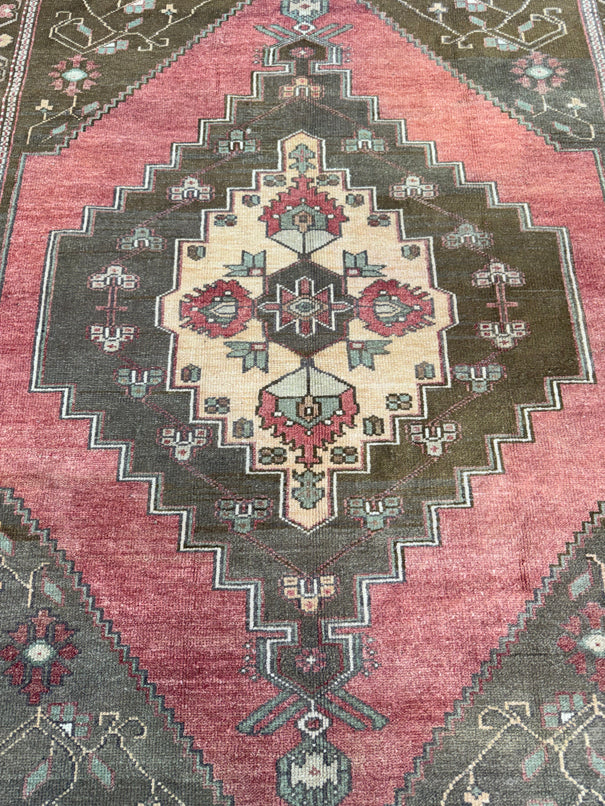 Turkish Vintage Rug 4'3" x 7' #24787