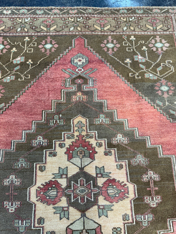 Turkish Vintage Rug 4'3" x 7' #24787