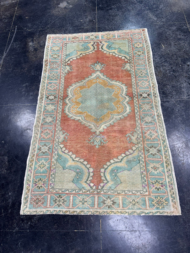 Turkish Vintage Rug 3'4" x 5'5" #24785