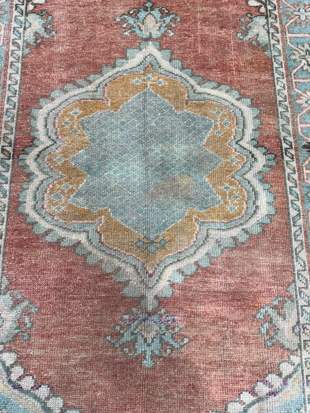 Turkish Vintage Rug 3'4" x 5'5" #24785