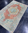 Turkish Vintage Rug 3'4" x 5'5" #24785