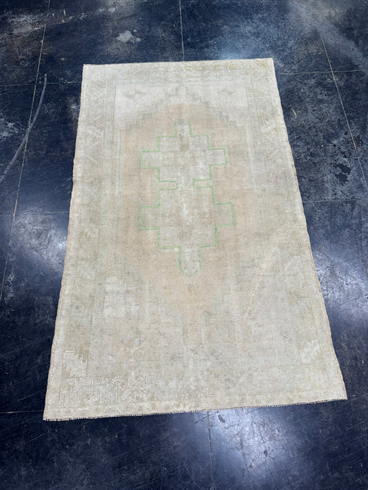 Turkish Vintage Rug 3'10" x 6'7" #24782