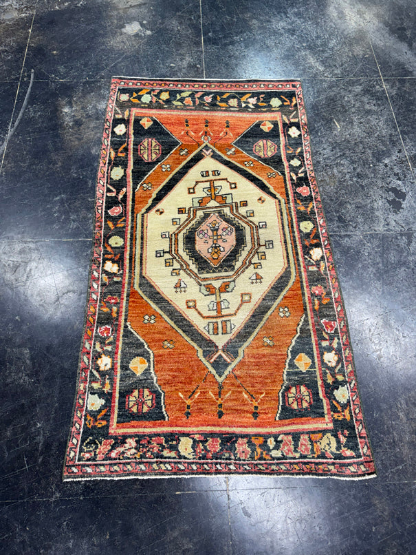 Turkish Vintage Rug 3'2" x 5'11" #24783