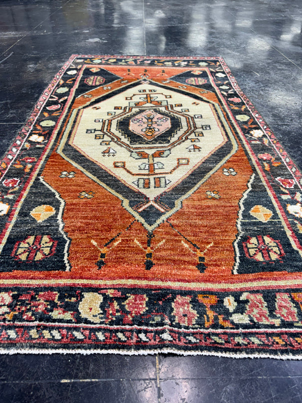 Turkish Vintage Rug 3'2" x 5'11" #24783