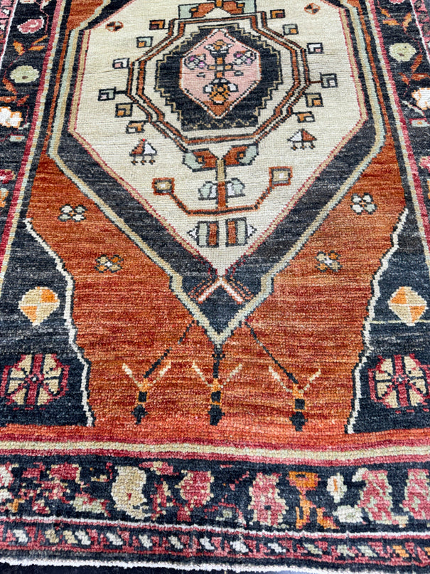 Turkish Vintage Rug 3'2" x 5'11" #24783