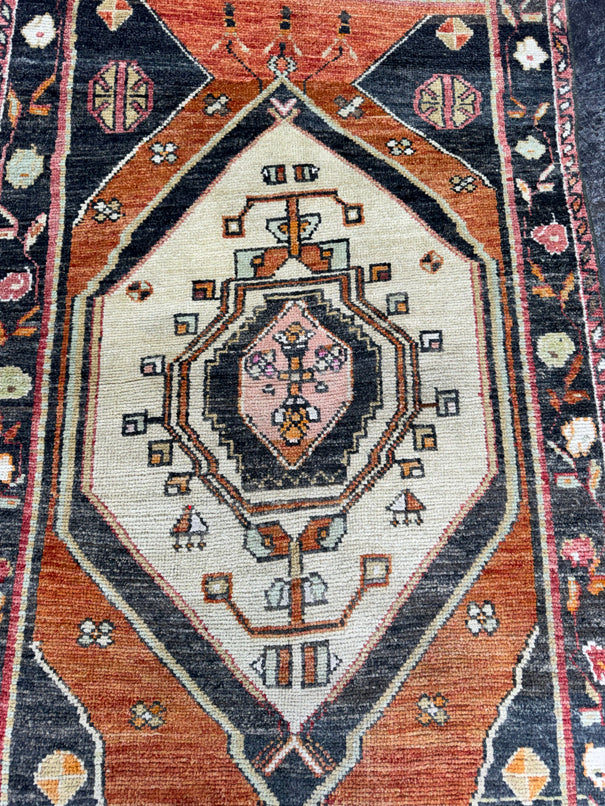 Turkish Vintage Rug 3'2" x 5'11" #24783