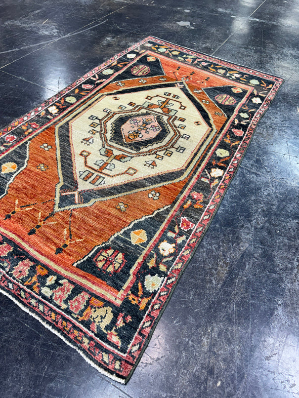Turkish Vintage Rug 3'2" x 5'11" #24783