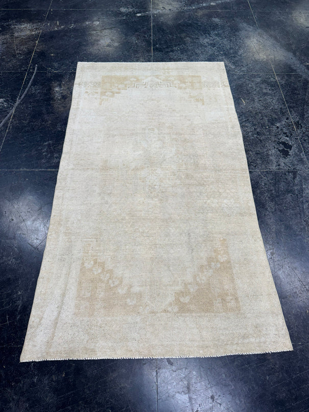 Turkish Vintage Rug 3'7" x 6'6" #24780