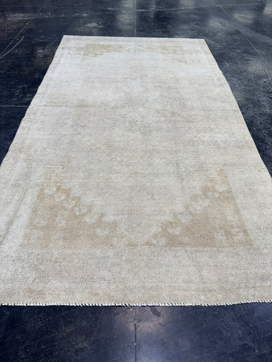 Turkish Vintage Rug 3'7" x 6'6" #24780