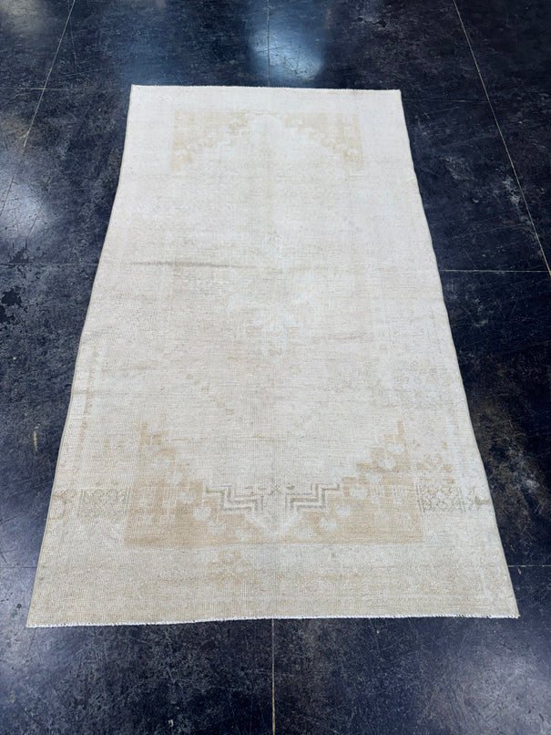 Turkish Vintage Rug 3'7" x 6'6" #24780