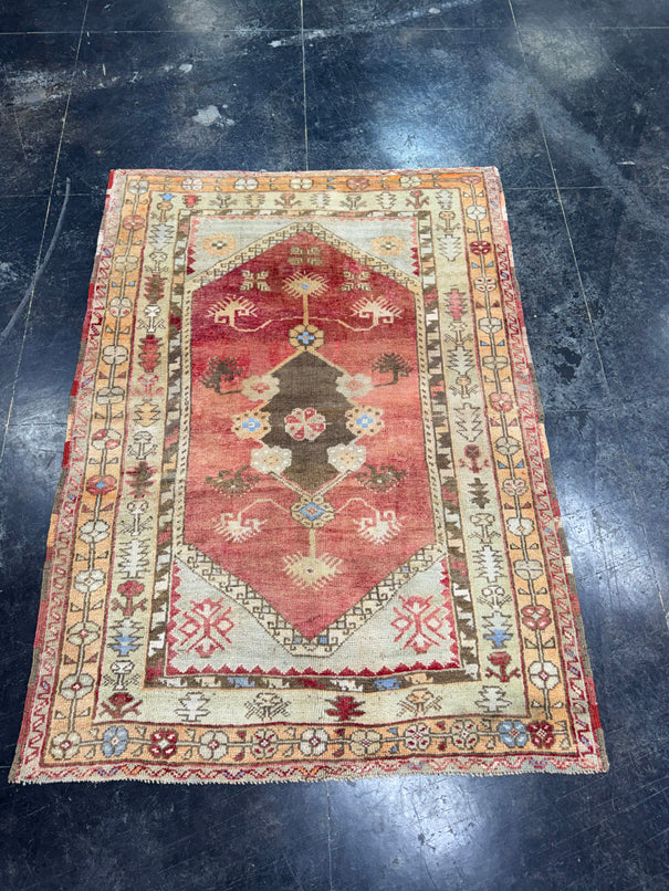 Turkish Vintage Rug 4'8" x 6'6" #24779