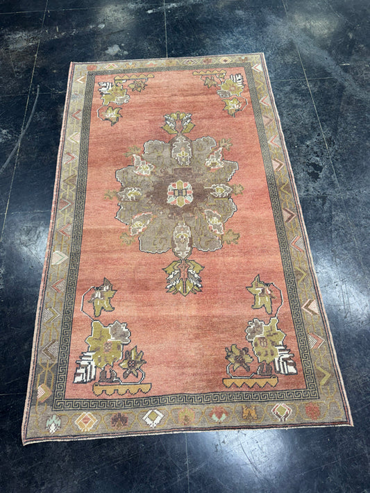 Turkish Vintage Rug 4'5" x 7'6" #24778