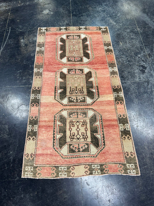 Turkish Vintage Rug 3'3" x 6'1" #24777