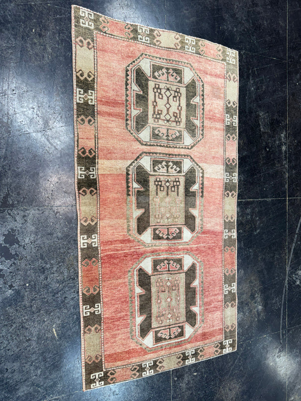 Turkish Vintage Rug 3'3" x 6'1" #24777
