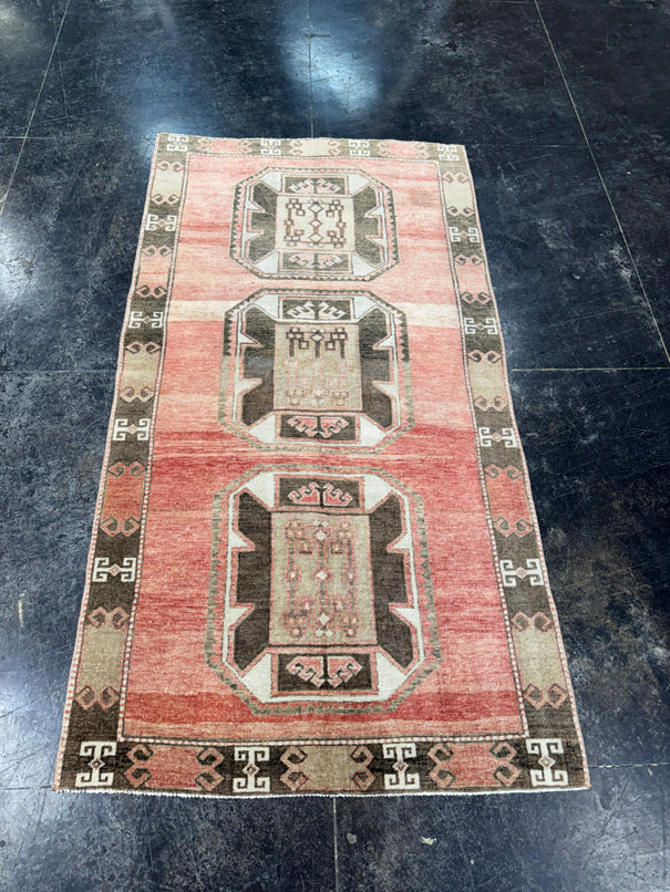 Turkish Vintage Rug 3'3" x 6'1" #24777