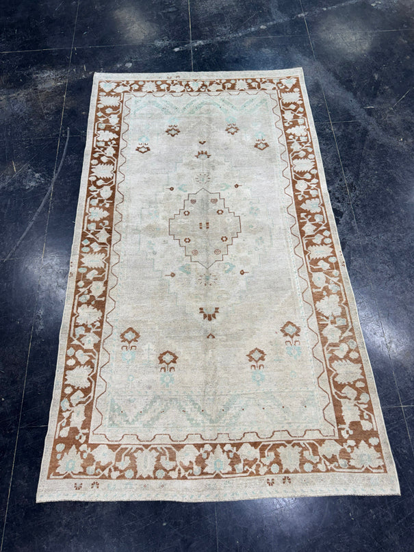 Turkish Vintage Rug 5'2" x 9' #24775