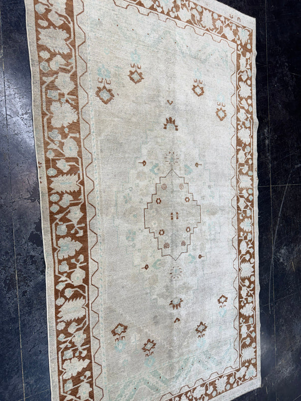 Turkish Vintage Rug 5'2" x 9' #24775