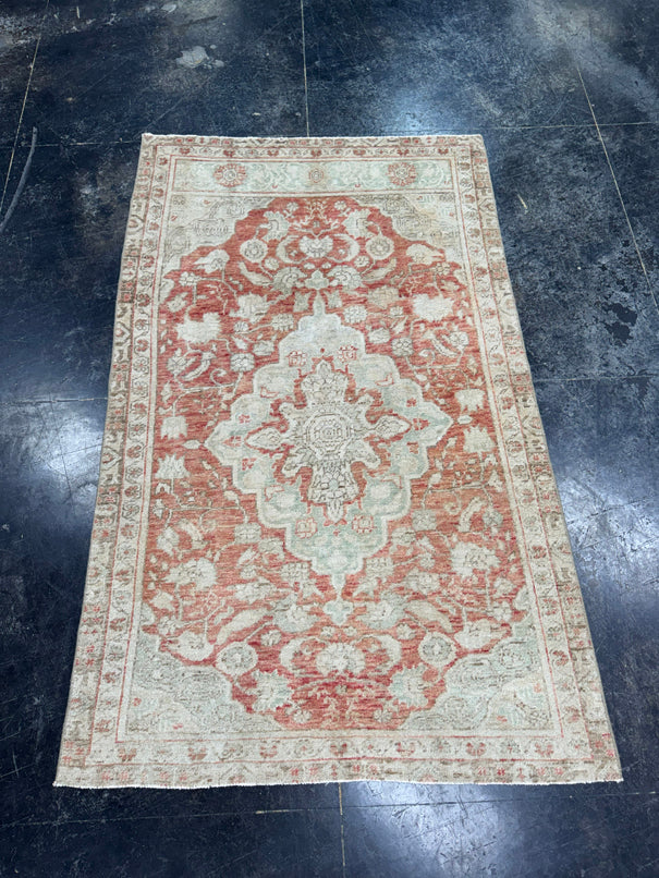 Turkish Vintage Rug 3'6" x 5'9" #24774