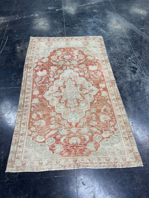 Turkish Vintage Rug 3'6" x 5'9" #24774