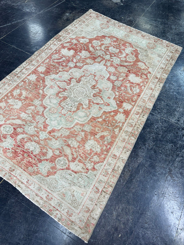 Turkish Vintage Rug 3'6" x 5'9" #24774