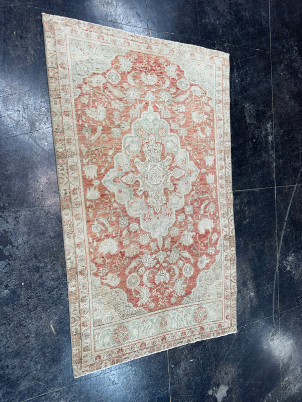 Turkish Vintage Rug 3'6" x 5'9" #24774