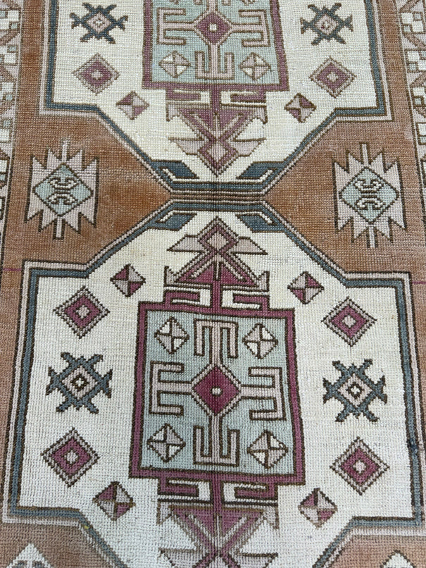 Turkish Vintage Rug 4'4" x 6'2" #24773