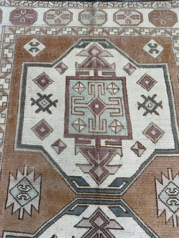 Turkish Vintage Rug 4'4" x 6'2" #24773