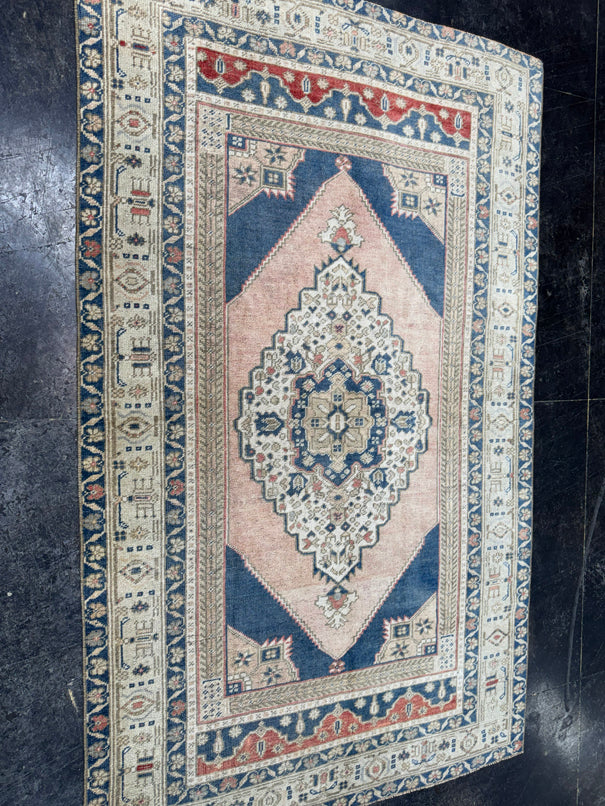 Turkish Vintage Rug 4'2" x 6'10" #24770