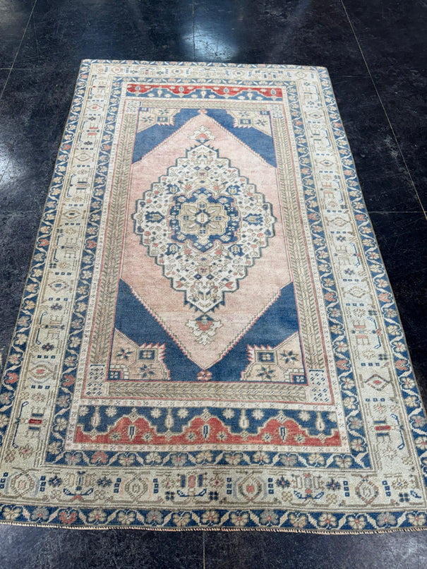 Turkish Vintage Rug 4'2" x 6'10" #24770