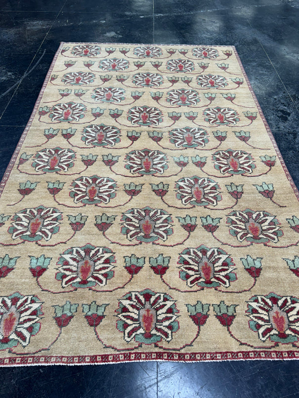 Turkish Vintage Rug 4'8" x 7'8" #24771
