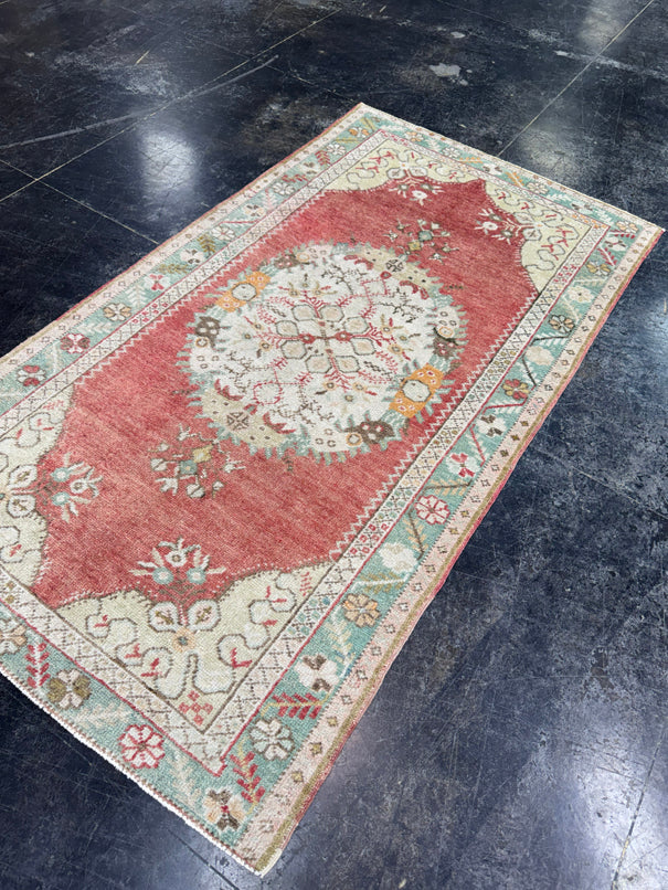 Turkish Vintage Rug 3'3" x 6' #24768