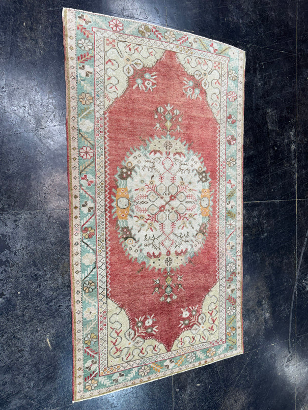 Turkish Vintage Rug 3'3" x 6' #24768