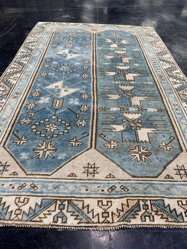 Turkish Vintage Rug 4'1" x 6'6" #24767