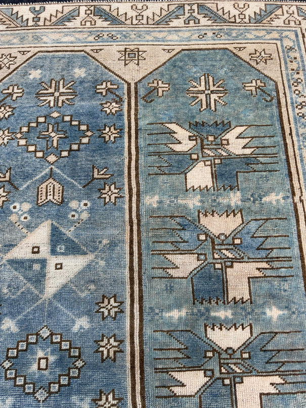 Turkish Vintage Rug 4'1" x 6'6" #24767