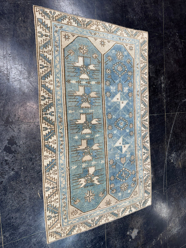 Turkish Vintage Rug 4'1" x 6'6" #24767