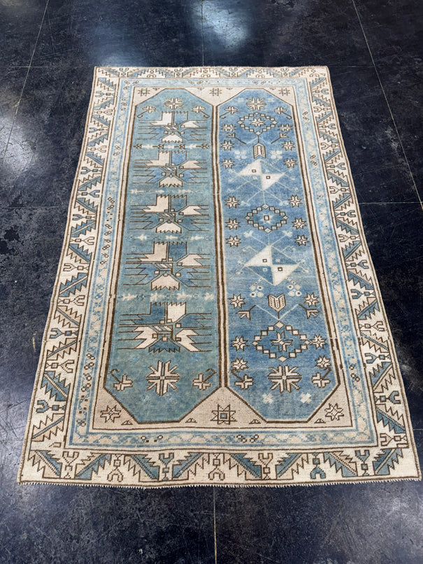 Turkish Vintage Rug 4'1" x 6'6" #24767