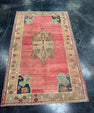 Turkish Vintage Rug 4'10" x 7'9" #24765