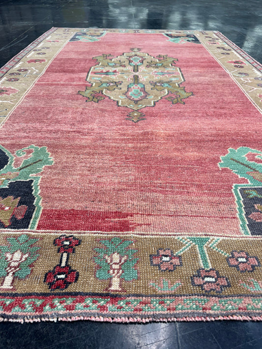 Turkish Vintage Rug 4'10" x 7'9" #24765