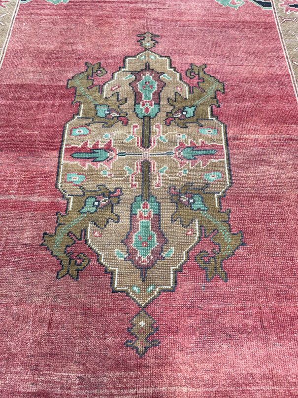 Turkish Vintage Rug 4'10" x 7'9" #24765