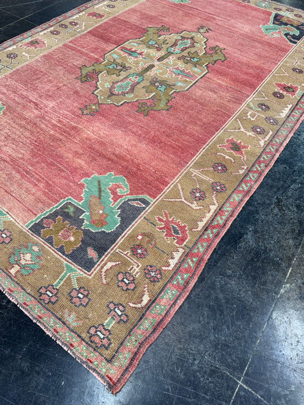 Turkish Vintage Rug 4'10" x 7'9" #24765