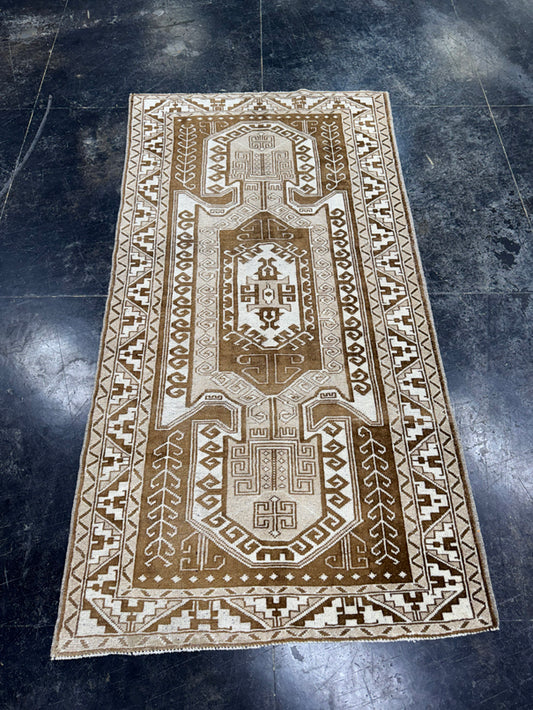 Turkish Vintage Rug 3'4" x 6'5" #24762