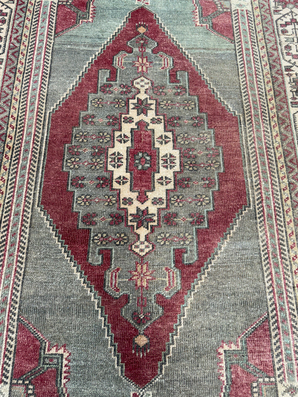 Turkish Vintage Rug 4'2" x 6'6" #24760